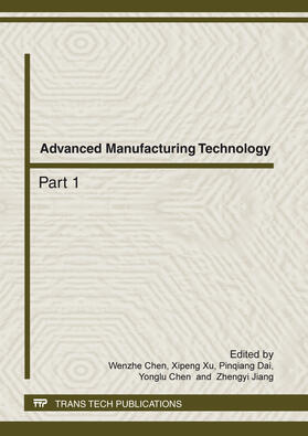 Chen / Xu / Dai |  Advanced Manufacturing Technology, ICMSE 2012 | Sonstiges |  Sack Fachmedien