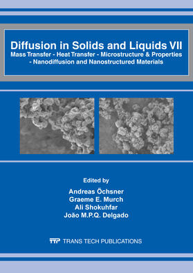 ?chsner / Murch / Shokuhfar |  Diffusion in Solids and Liquids VII | Sonstiges |  Sack Fachmedien