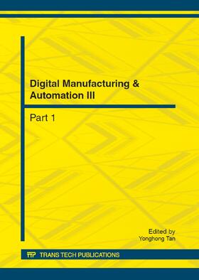 Tan |  Digital Manufacturing & Automation III | Sonstiges |  Sack Fachmedien