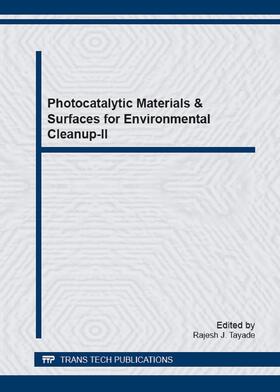 Tayade |  Photocatalytic Materials & Surfaces for Environmental Cleanup-II | Sonstiges |  Sack Fachmedien