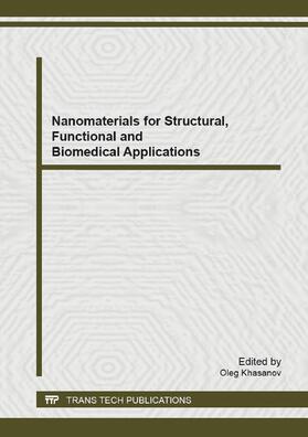 Khasanov |  Nanomaterials for Structural, Functional and Biomedical Applications | Sonstiges |  Sack Fachmedien