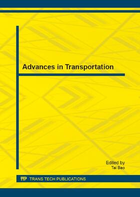 Bao | Advances in Transportation | Sonstiges | 978-3-03795-701-1 | sack.de