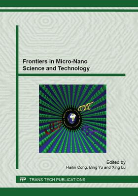 Cong / Yu / Lu |  Frontiers in Micro-Nano Science and Technology | Sonstiges |  Sack Fachmedien