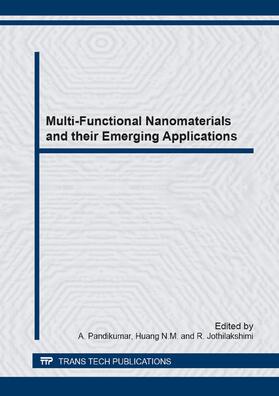 Pandikumar / Huang / Jothilakshmi | Multi-Functional Nanomaterials and their Emerging Applications | Sonstiges | 978-3-03795-762-2 | sack.de