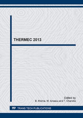Mishra / Ionescu / Chandra |  THERMEC 2013 | Sonstiges |  Sack Fachmedien