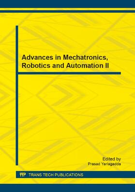 Yarlagadda |  Advances in Mechatronics, Robotics and Automation II | Sonstiges |  Sack Fachmedien