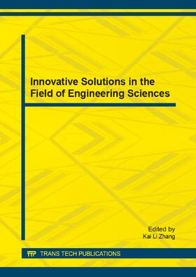 Zhang |  Innovative Solutions in the Field of Engineering Sciences | Sonstiges |  Sack Fachmedien