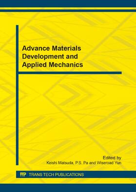 Matsuda / Pa / Yun |  Advance Materials Development and Applied Mechanics | Sonstiges |  Sack Fachmedien