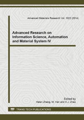 Zhang / Han / Zhao |  Advanced Research on Information Science, Automation and Material System IV | Sonstiges |  Sack Fachmedien