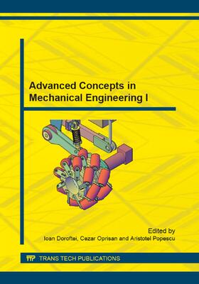 Doroftei / Oprisan / Popescu |  Advanced Concepts in Mechanical Engineering I | Sonstiges |  Sack Fachmedien