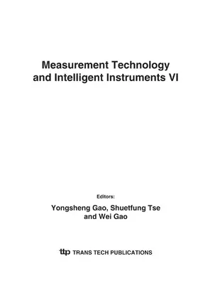 Gao / Tse |  Measurement Technology and Intelligent Instruments VI | eBook | Sack Fachmedien