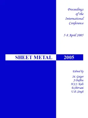 Geiger / Duflou / Kals |  Sheet Metal 2005 | eBook | Sack Fachmedien