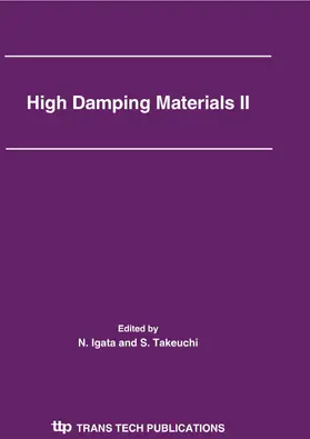 Igata / Takeuchi |  High Damping Materials II | eBook | Sack Fachmedien