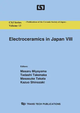 Miyayama / Takenaka / Takata |  Electroceramics in Japan VIII | eBook | Sack Fachmedien