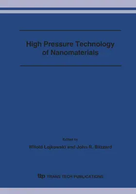 Lojkowski / Blizzard |  High Pressure Technology of Nanomaterials | eBook | Sack Fachmedien