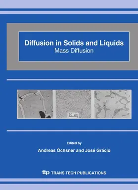 Öchsner / Grácio |  Diffusion in Solids and Liquids, DSL-2006 I | eBook | Sack Fachmedien