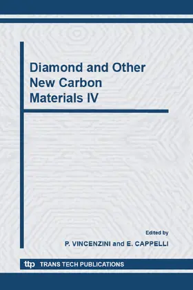 Vincenzini / Cappelli |  Diamond and Other New Carbon Materials IV | eBook | Sack Fachmedien