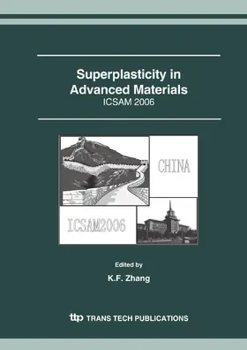 Zhang |  Superplasticity in Advanced Materials - ICSAM 2006 | eBook | Sack Fachmedien