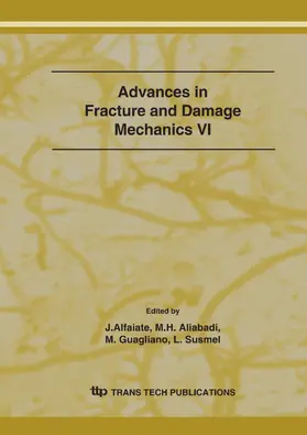 Alfaiate / Aliabadi / Guagliano |  Advances in Fracture and Damage Mechanics VI | eBook | Sack Fachmedien