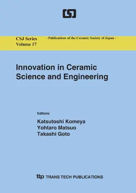 Komeya / Matsuo / Goto |  Innovation in Ceramic Science and Engineering | eBook | Sack Fachmedien