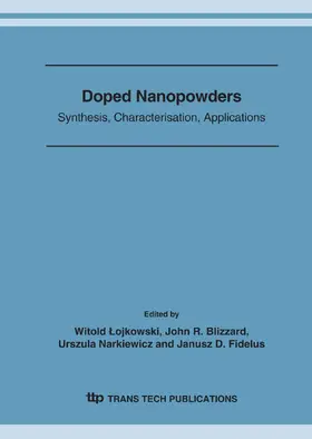 Lojkowski / Blizzard / Narkiewicz |  Doped Nanopowders | eBook | Sack Fachmedien