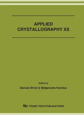 Stróz / Karolus |  APPLIED CRYSTALLOGRAPHY XX | eBook | Sack Fachmedien