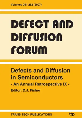 Fisher |  Defects and Diffusion in Semiconductors - An Annual Retrospective IX | eBook | Sack Fachmedien