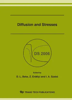 Beke / Erdélyi / Szabó |  Diffusion and Stresses | eBook | Sack Fachmedien