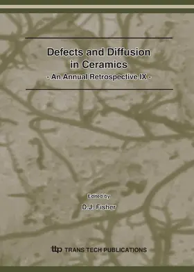 Fisher |  Defects and Diffusion in Ceramics IX | eBook | Sack Fachmedien