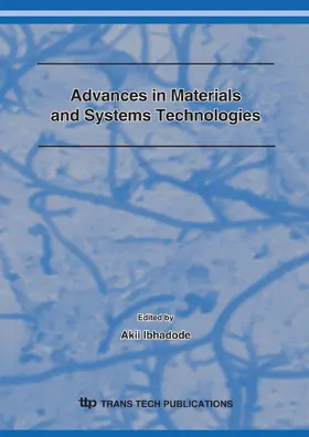 Ibhadode |  Advances in Materials and Systems Technologies | eBook | Sack Fachmedien