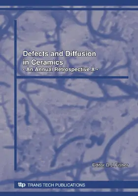 Fisher |  Defects and Diffusion in Ceramics X | eBook | Sack Fachmedien