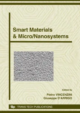 Vincenzini / D'Arrigo |  Smart Materials & Micro/Nanosystems | eBook | Sack Fachmedien