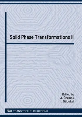 Cermák / Stloukal |  Solid Phase Transformations II | eBook | Sack Fachmedien