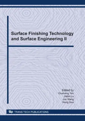 Yan / Lu / Teng |  Surface Finishing Technology and Surface Engineering II | eBook | Sack Fachmedien