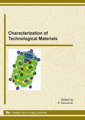 Saravanan |  Characterization of Technological Materials | eBook | Sack Fachmedien