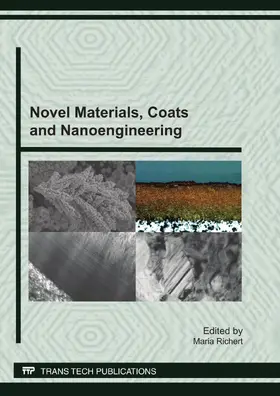 Richert |  Novel Materials, Coats and Nanoengineering | eBook | Sack Fachmedien