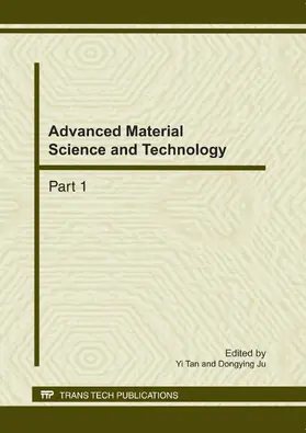 Tan / Ju |  Advanced Material Science and Technology | eBook | Sack Fachmedien