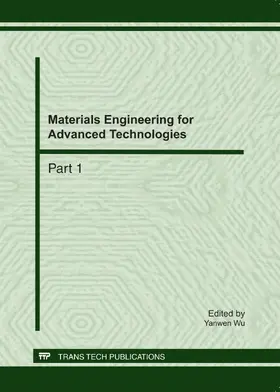 Wu |  Materials Engineering for Advanced Technologies | eBook | Sack Fachmedien