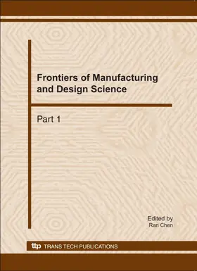 Chen |  Frontiers of Manufacturing and Design Science | eBook | Sack Fachmedien