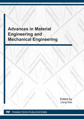 Gao |  Advances in Material Engineering and Mechanical Engineering | eBook | Sack Fachmedien