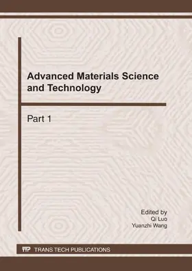 Luo / Wang |  Advanced Materials Science and Technology, ICMST 2010 | eBook | Sack Fachmedien