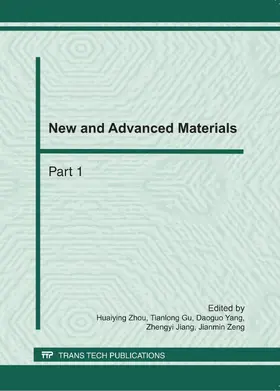 Zhou / Gu / Yang |  New and Advanced Materials | eBook | Sack Fachmedien