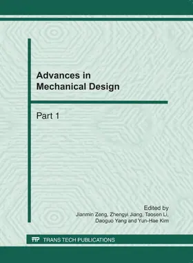 Zeng / Jiang / Li |  Advances in Mechanical Design | eBook | Sack Fachmedien