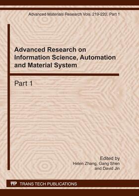 Zhang / Shen / Jin |  Advanced Research on Information Science, Automation and Material System | eBook | Sack Fachmedien