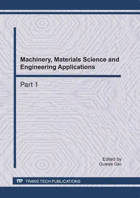 Gao |  Machinery, Materials Science and Engineering Applications, MMSE2011 | eBook | Sack Fachmedien