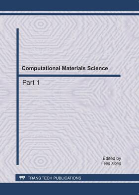 Xiong |  Computational Materials Science | eBook | Sack Fachmedien