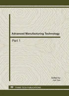 Gao |  Advanced Manufacturing Technology, ADME 2011 | eBook | Sack Fachmedien