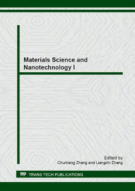 Zhang |  Materials Science and Nanotechnology I | eBook | Sack Fachmedien