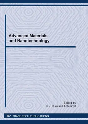 Ruck / Kemmitt |  Advanced Materials and Nanotechnology | eBook | Sack Fachmedien