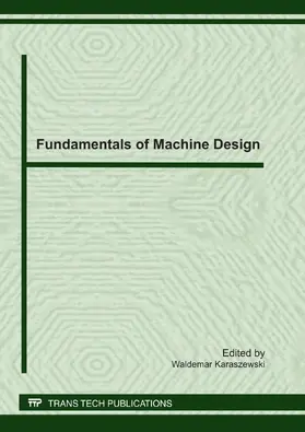 Karaszewski |  Fundamentals of Machine Design | eBook | Sack Fachmedien